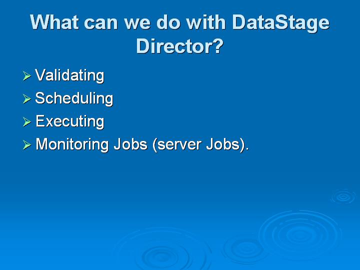 42_What can we do with DataStage Director