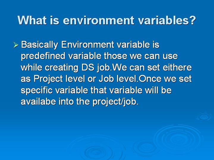 54_What is environment variables