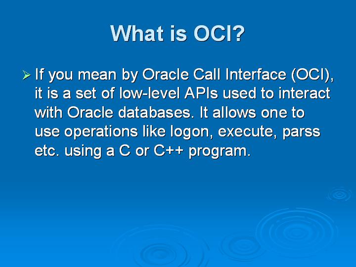 56_What is OCI