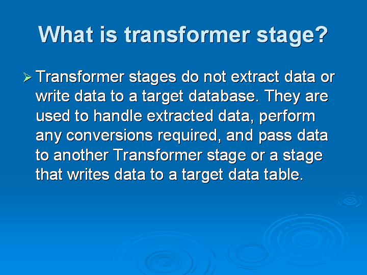 62_What is transformer stage