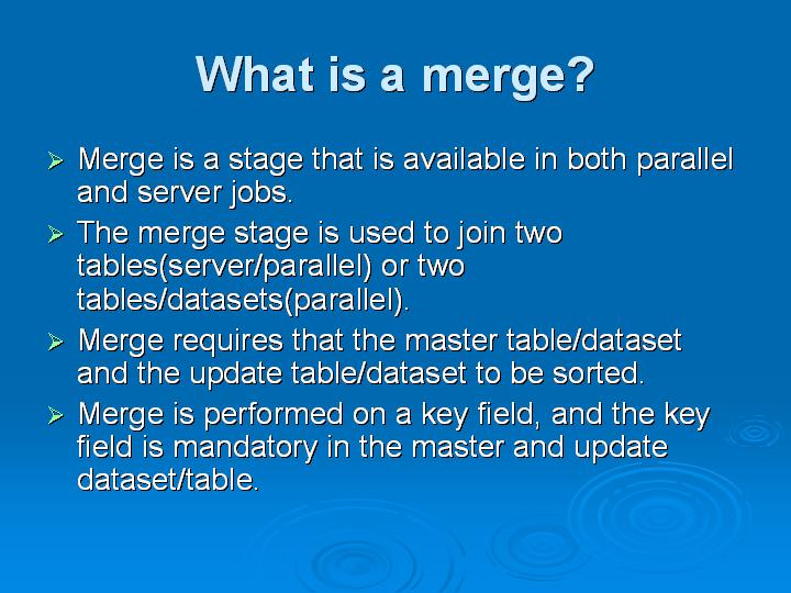 7_What is a merge