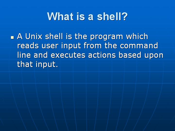 2_What is a shell