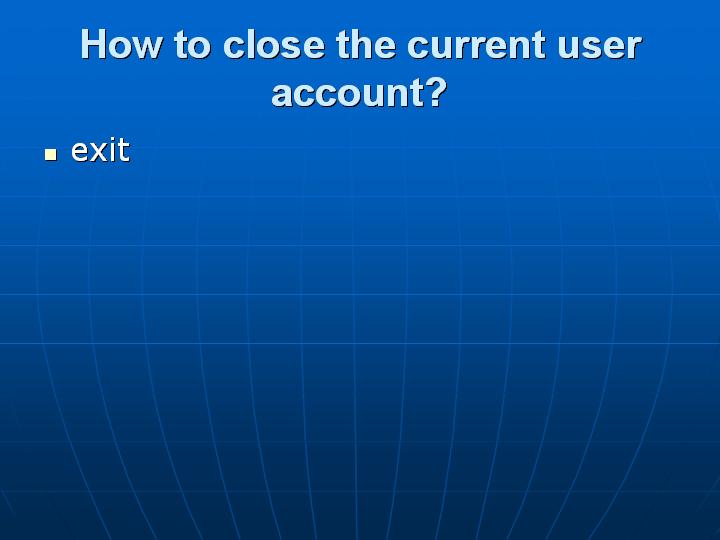 32_How to close the current user account