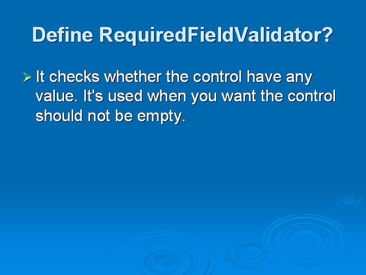 44_Define RequiredFieldValidator