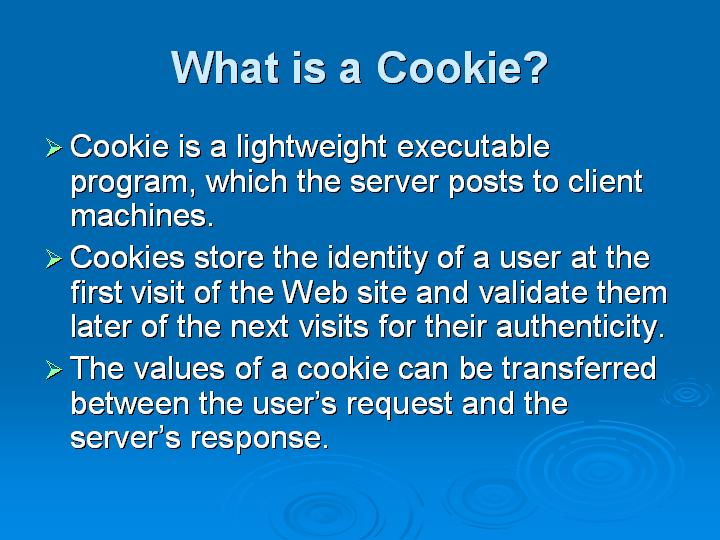 5_What is a Cookie