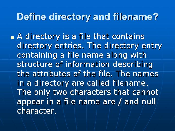 7_Define directory and filename